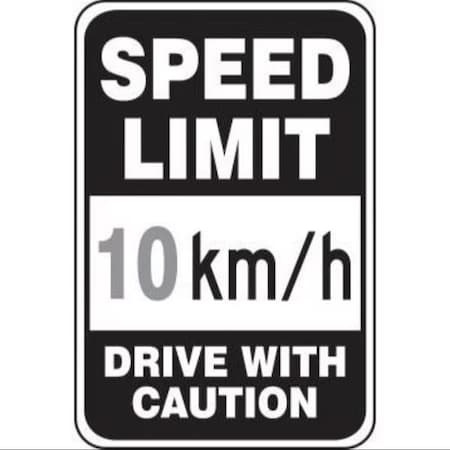 Accuform SPEED LIMIT SIGN SPEED LIMIT  KMH FRR43948DP FRR43948DP